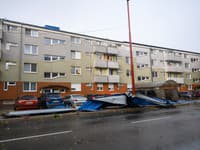 Následky silnej búrky v mestskej časti Podunajské Biskupice