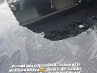 Miriam Kalisová zažila počas búrky nepríjemnú situáciu. 
