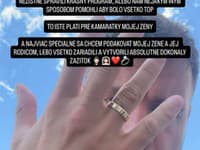 Fiki Sulík sa týmito slovami poďakoval za blahoželania a účasť na svadbe