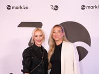 Markíza Media Party, na snímke Táňa Ondrejková (vľavo)