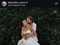 Dara zverejnila zábery zo svojej svadby