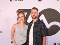 Markíza Media Party, na snímke Xénia a Lukáš