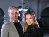 Takto to vyzeralo počas tretieho dňa Fashion LIVE! Na snímke Nela Pocisková a Filip Tůma