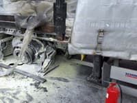 Požiar kamiónu na rýchlostnej ceste R1 v okrese Galanta
