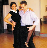 Peter Modrovský so Zuzanou Fialovou v Let´s Dance