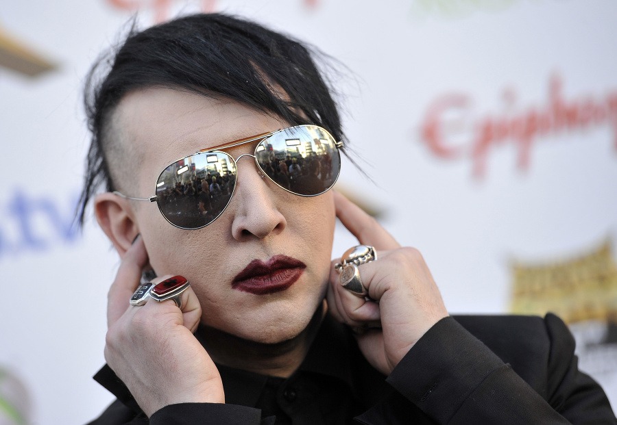 Marilyn Manson (vpravo) a