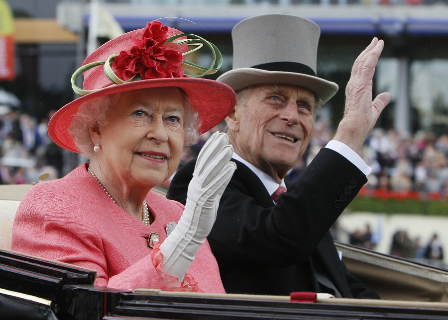 Kráľovná Alžbeta II. a princ Philip