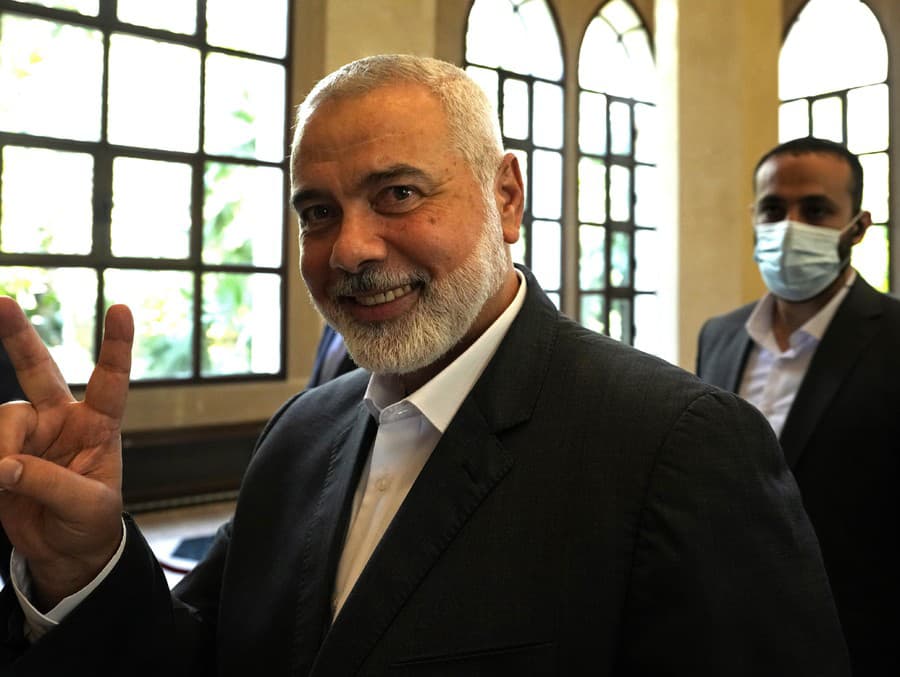 Vodca radikálneho hnutia Hamas, Ismáíl Haníja
