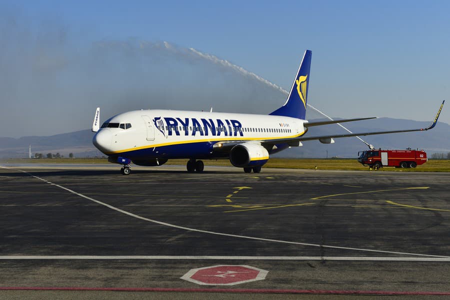 Prvý let spoločnosti Ryanair z Dublinu do Košíc a späť