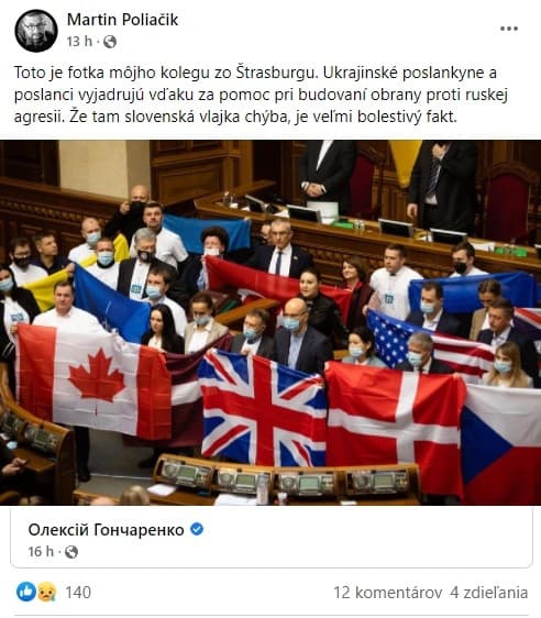 Medzinárodný škandál? Slovenská vlajka