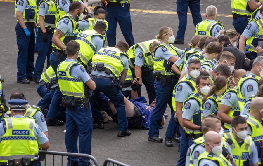Protesty na Novom Zélande