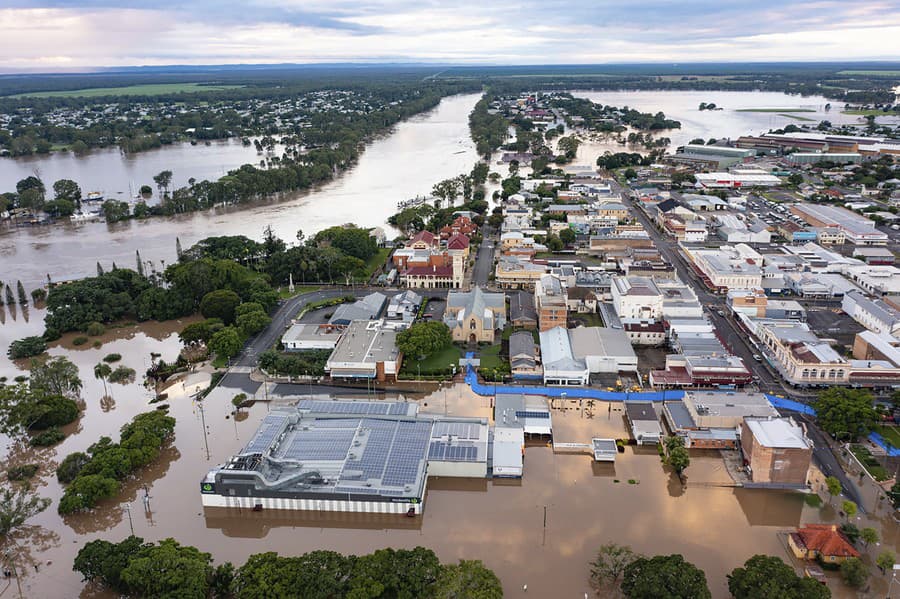 Povodne v Austrálii.