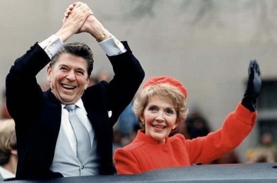 Ronald Reagan a Nancy Reagan