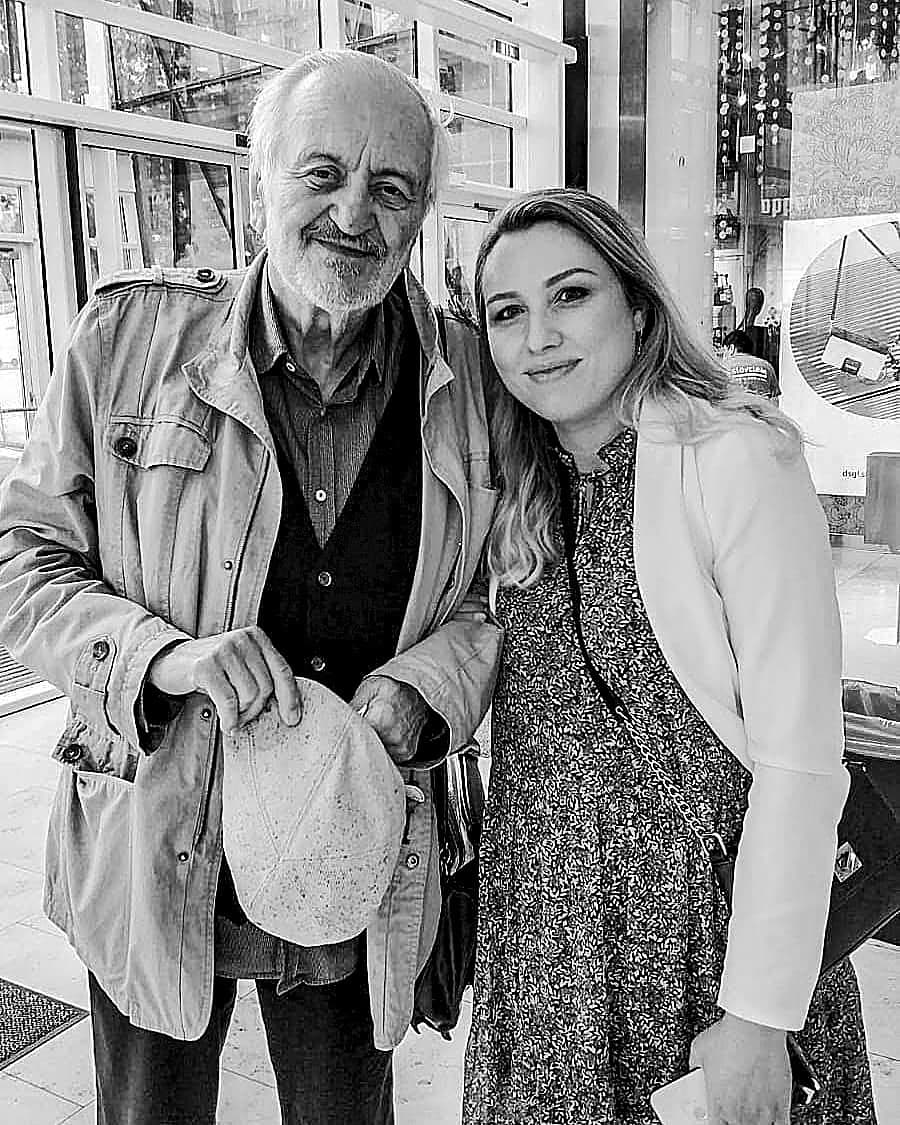 Dáša s maestrom Milanom Lasicom. 