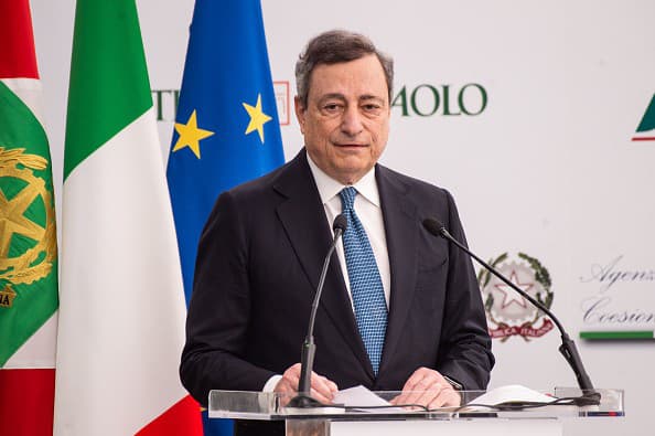 Taliansky premiér Mario Draghi.