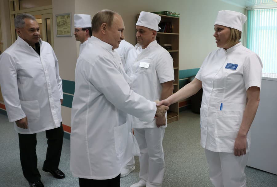 FOTO Putin prvý raz