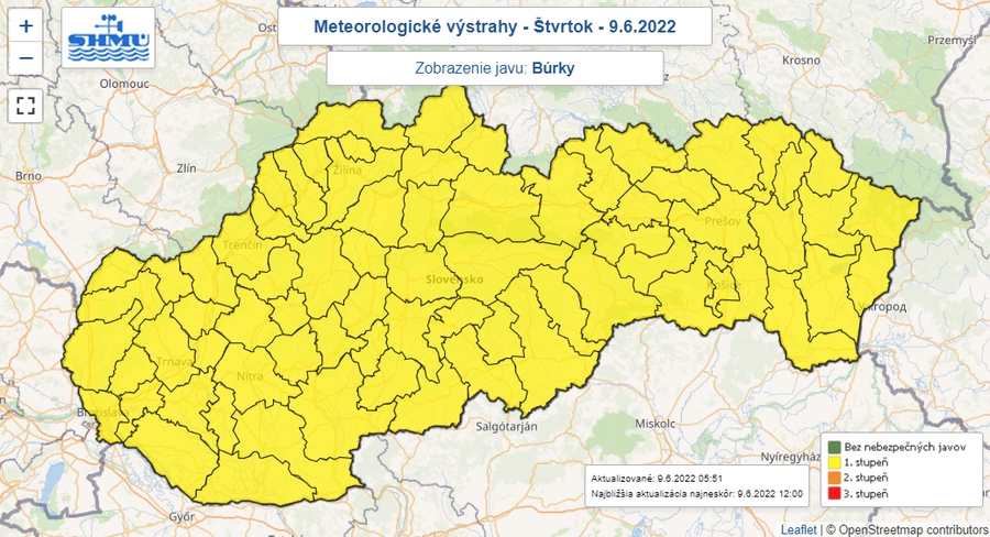 Na celom území Slovenska