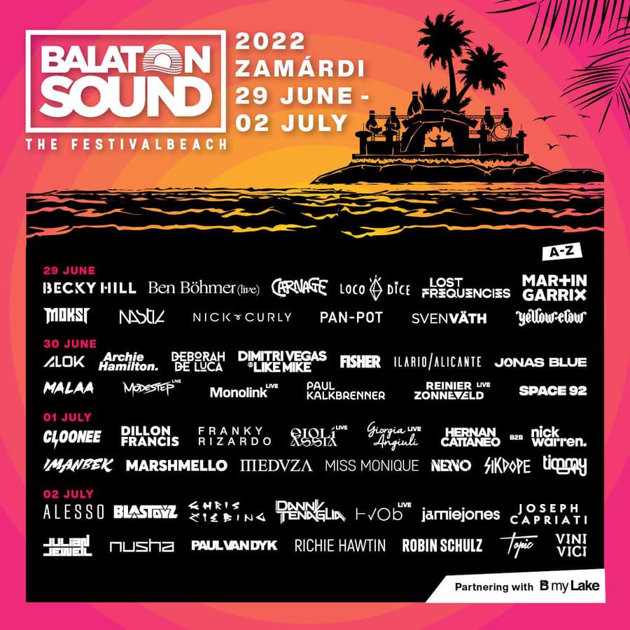 Magický plážový festival Balaton Sound opäť so svetovým line upom