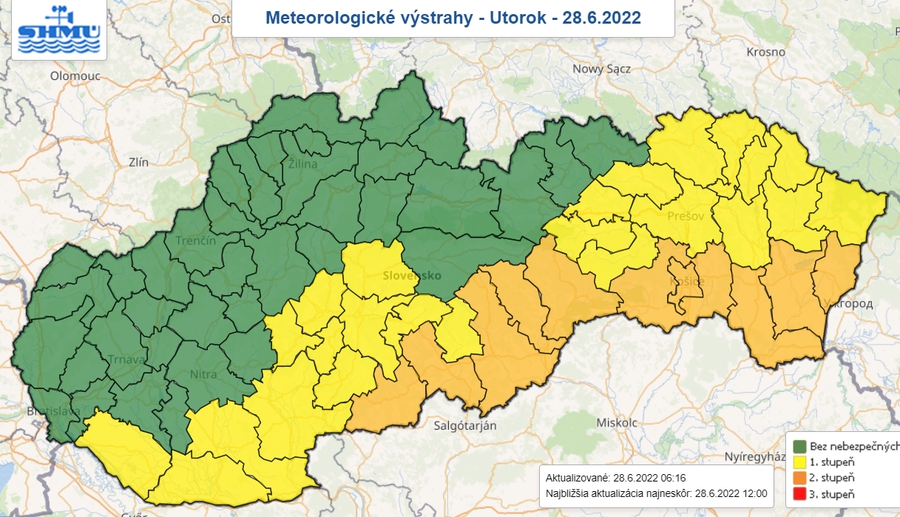 Slovensko zasiahli horúčavy: Teplota