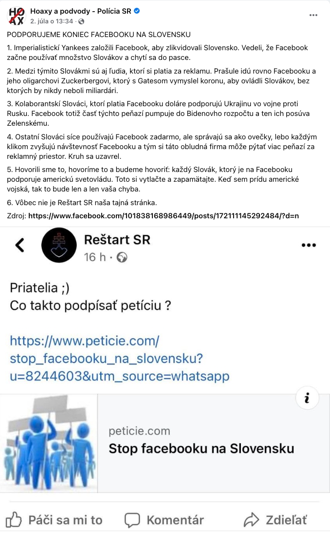 Koniec Facebooku na Slovensku?