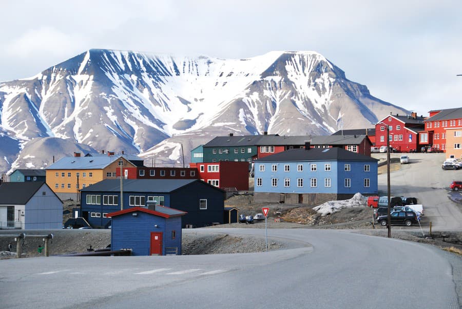 Pohľad na súostrovie Svalbard