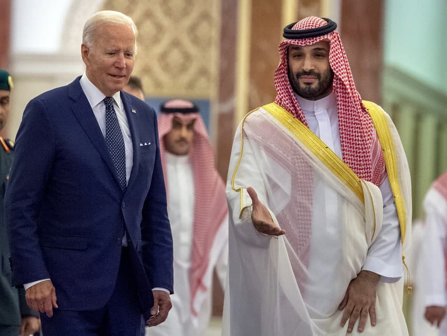 Joe Biden navštívil Mohammeda bin Salmana 