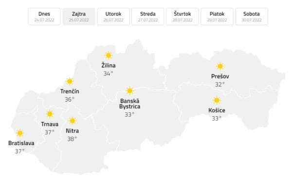 Slovensko v zajatí tropického