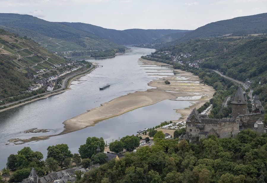 Sucho na európskych riekach 