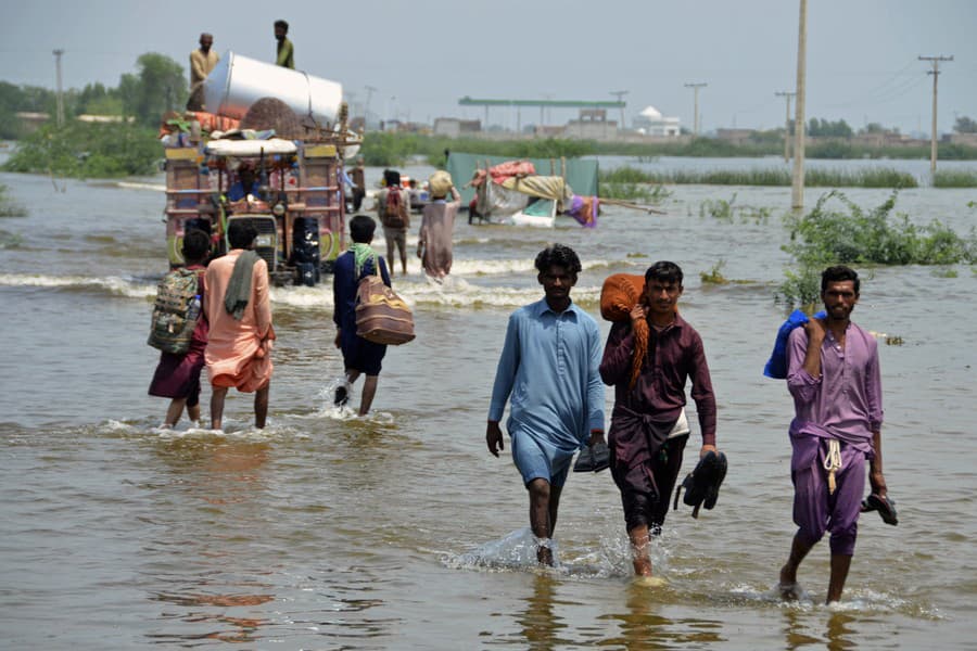 Povodne v Pakistane.