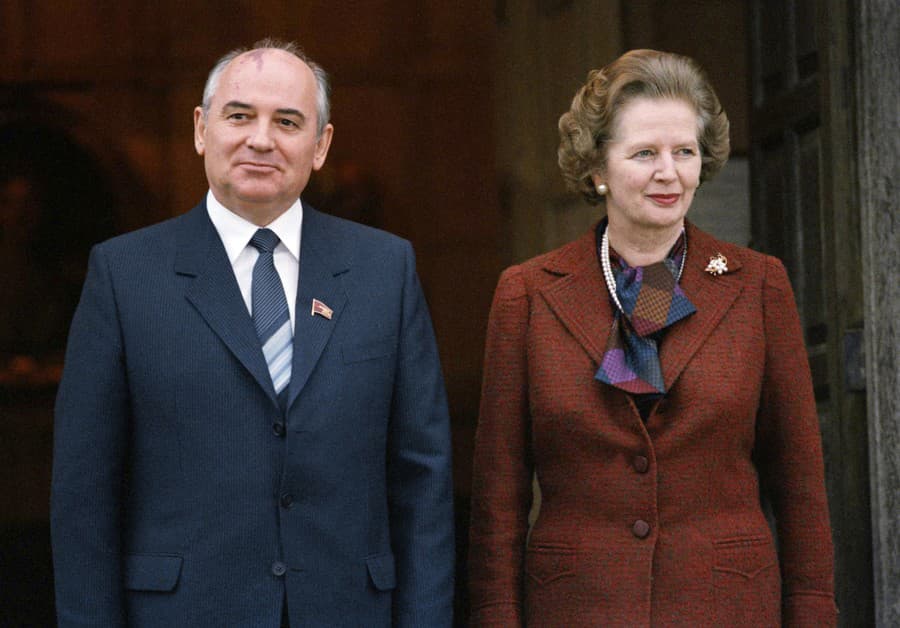 Michail Gorbačov a Margaret Thatcherová