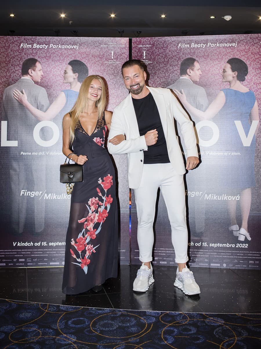 Miro Drobný s priateľkou