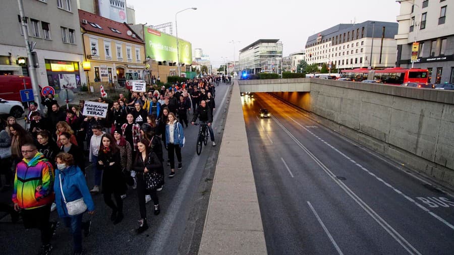 Pochod v Bratislave: Ľudia