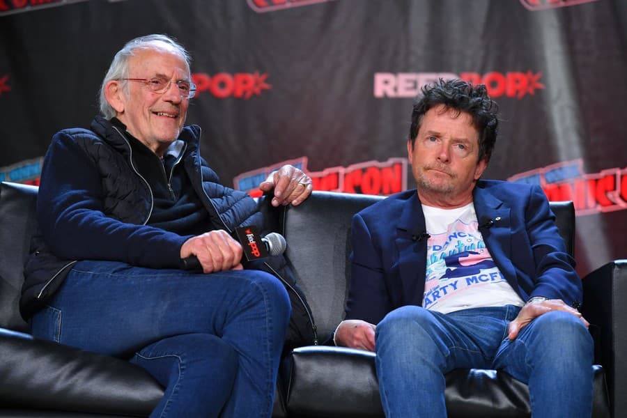 Christopher Lloyd a Michael J. Fox 