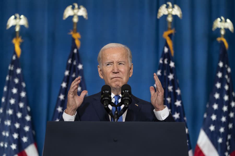 Joe Biden o ohrození demokracie pred voľbami