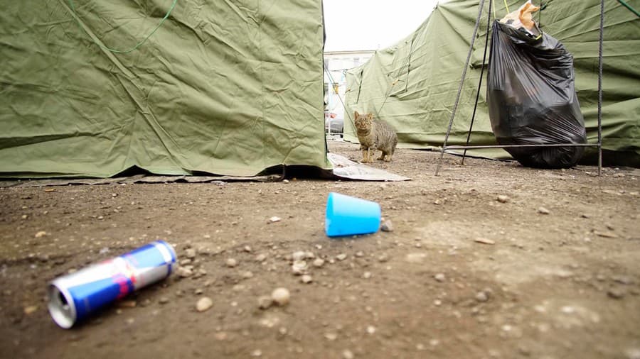 Utečenecký tábor v Kútoch