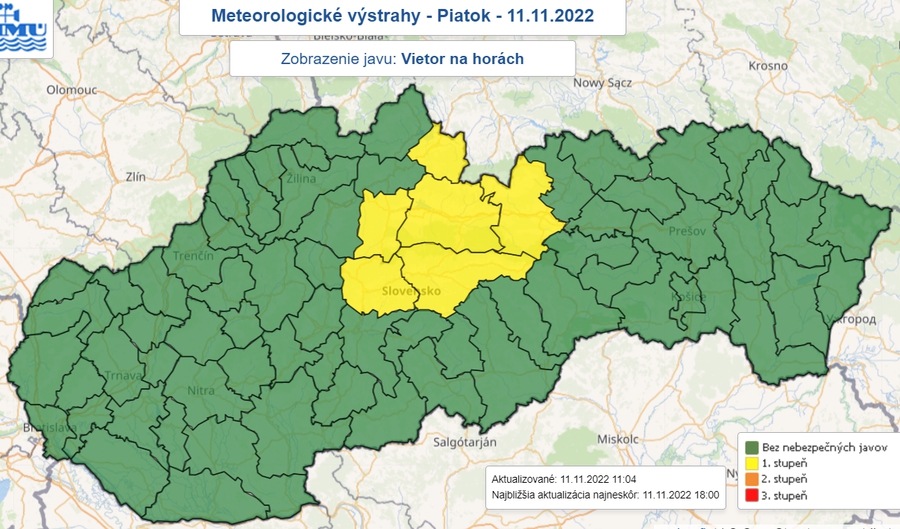 Meteorológovia vydali výstrahy: Na