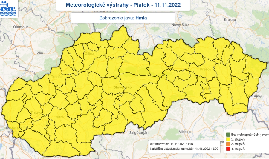 Meteorológovia vydali výstrahy: Na