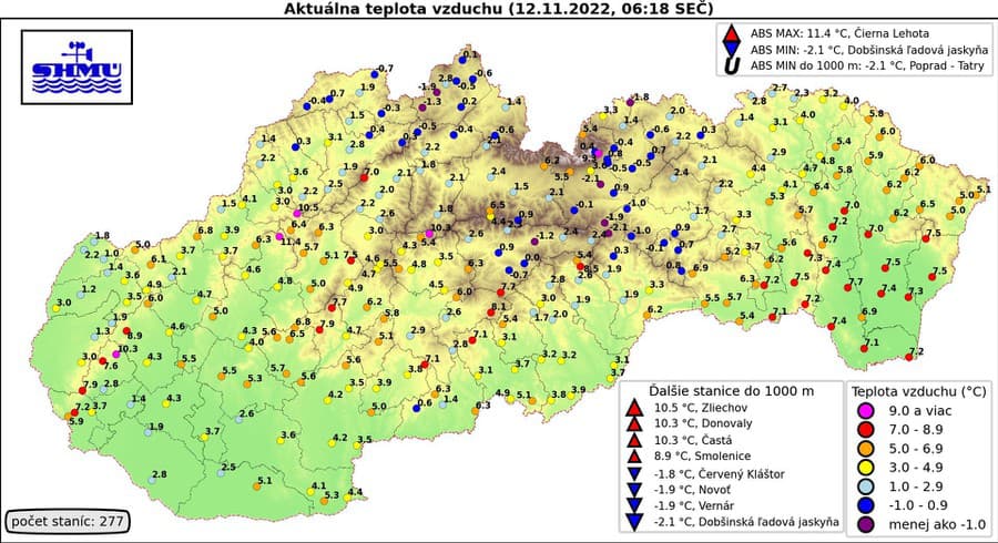 Podľa meteorológov dochádza na