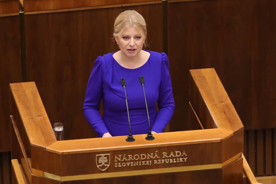 Zuzana Čaputová v parlamente