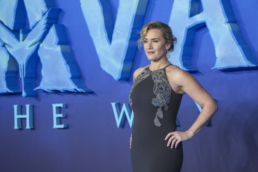 Kate Winslet na premiére filmu Avatar: The Way of Water
