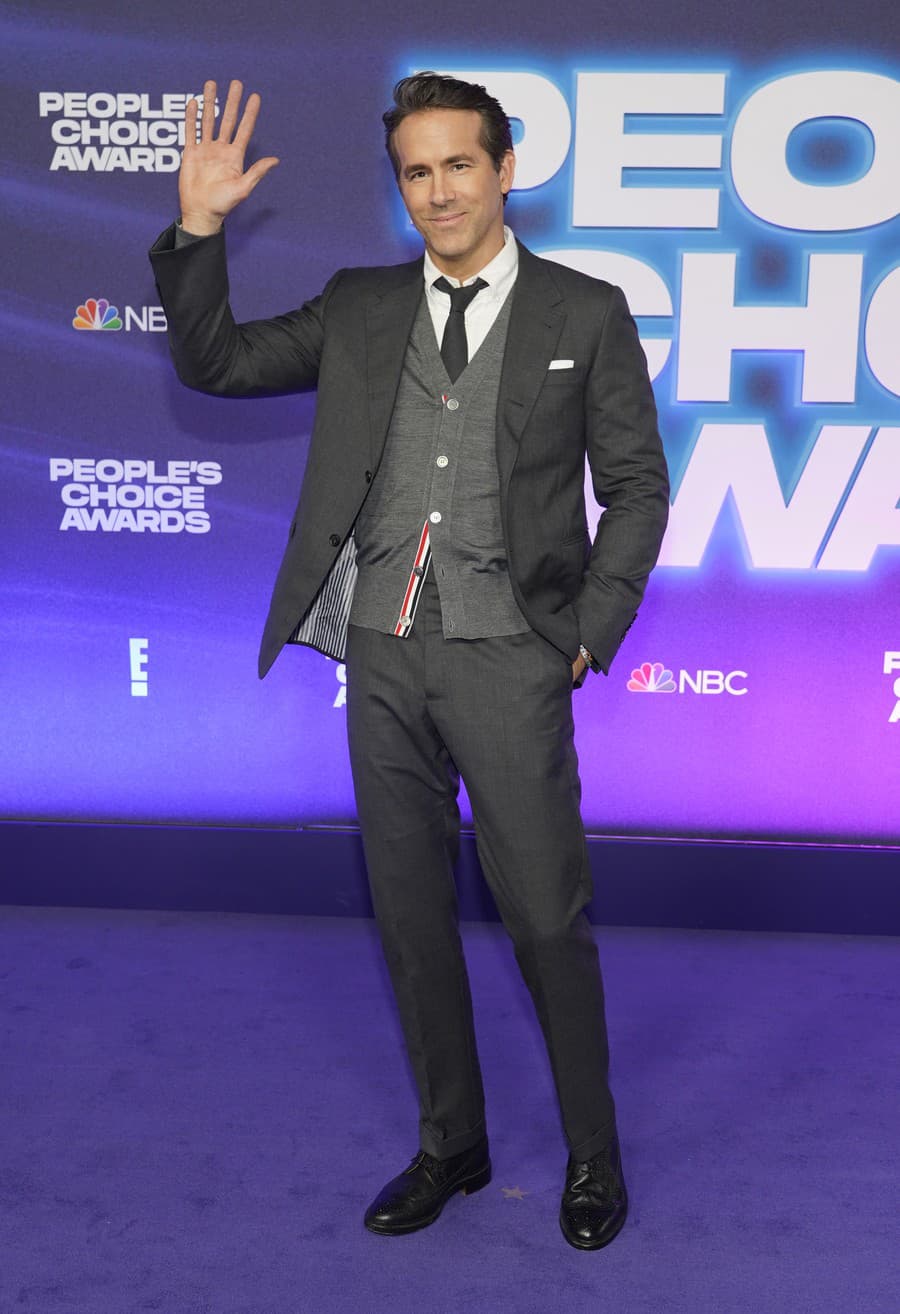 Ryan Reynolds na akcii People's Choice Awards