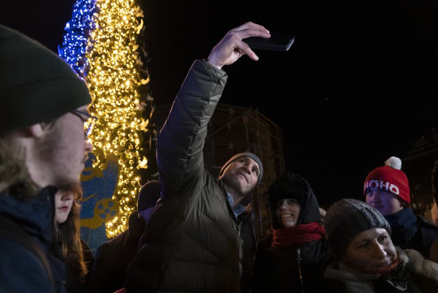 Vianočný stromček v Kyjeve
