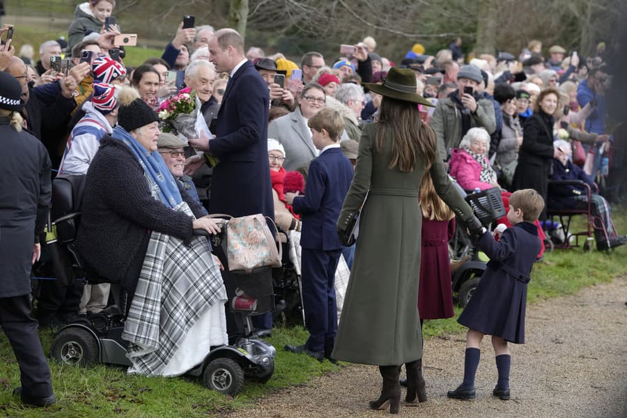 Princ William s manželkou Kate a ich deťmi