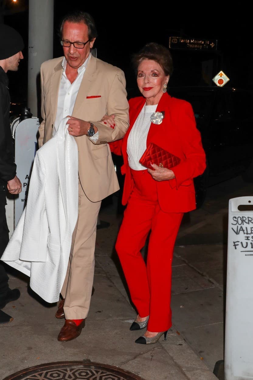 Joan Collins s manželom