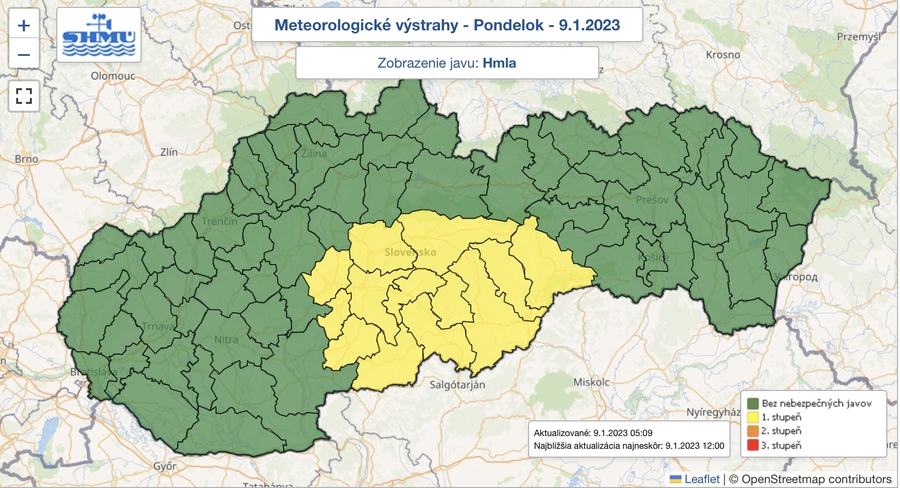 Meteorológovia upozorňujú:  Hrozí