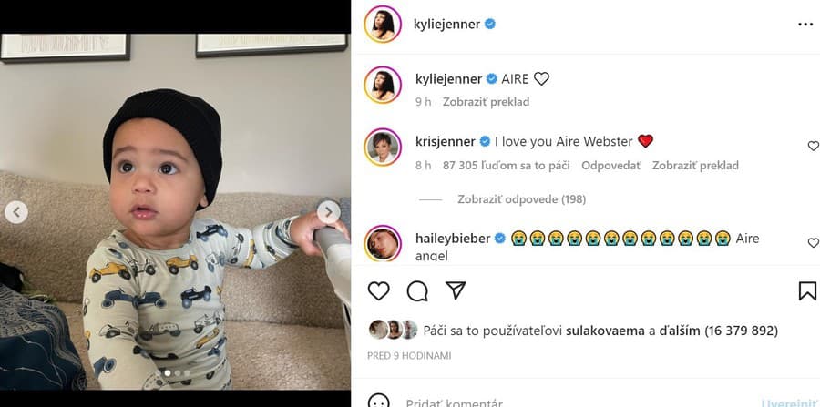 Kylie Jenner ukázala svetu