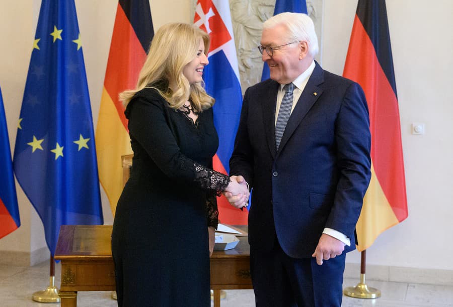 Slovenskú prezidentku prijal nemecký prezident Steinmeier