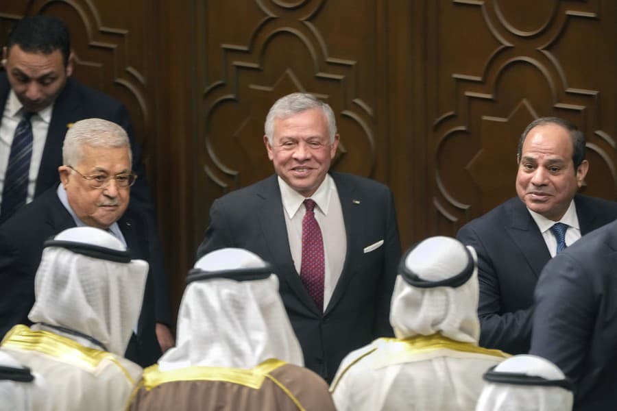 Arabskí lídri na summite v Jeruzaleme