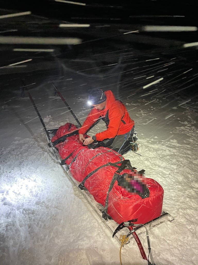 FOTO Zásah horských záchranárov