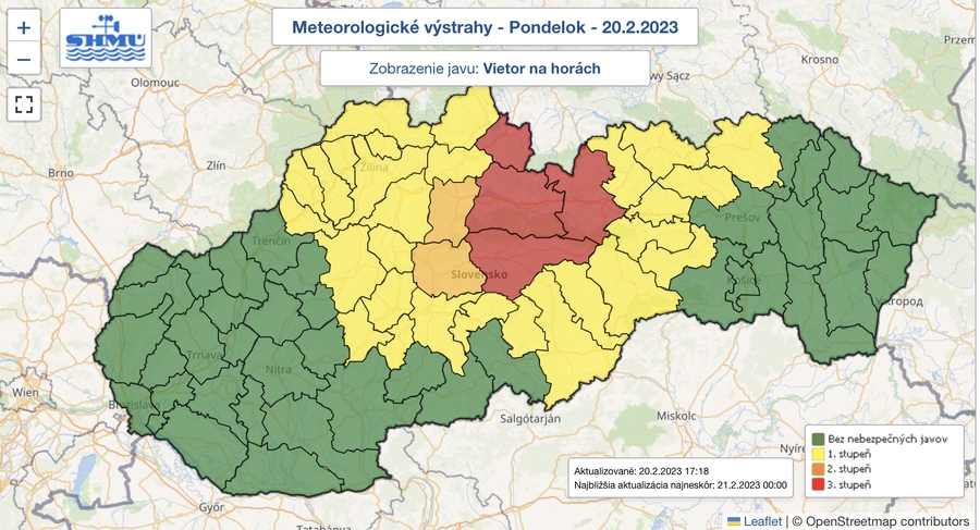 Meteorológovia varujú Na Slovensko